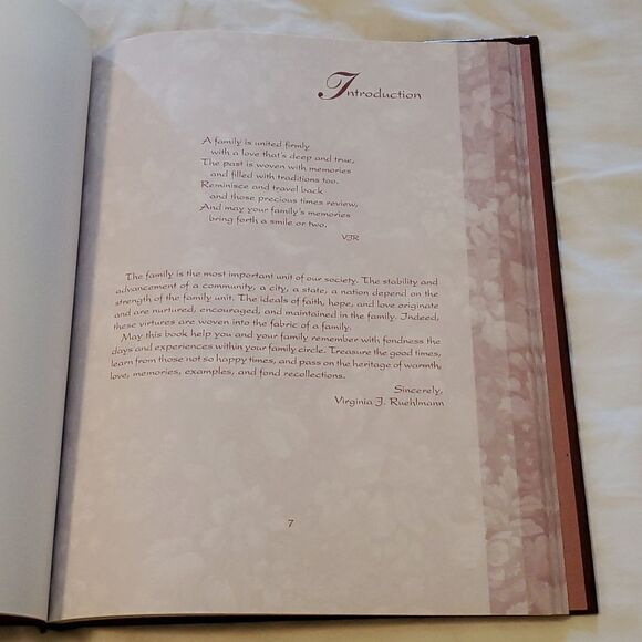 NWT Family History Book  - Picture 5 of 8